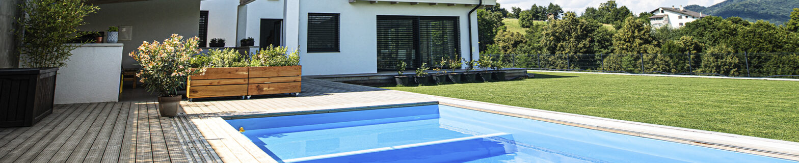 casa com piscina